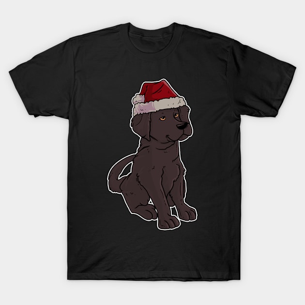 Christmas Labrador T-Shirt by TheTeeBee
